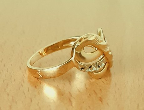 Gold 585 Ring Unendlichkeit Infinity ca. 2,81g – Foto 2