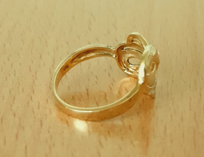 Gold 585 Ring Unendlichkeit Infinity ca. 2,81g – Foto 4
