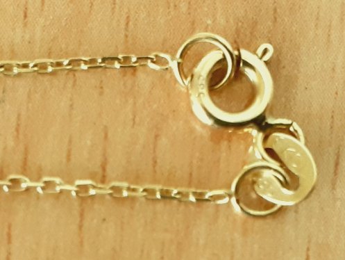 Gold 585 Halskette Anhänger 1907 ca. 2,9g – Foto 5